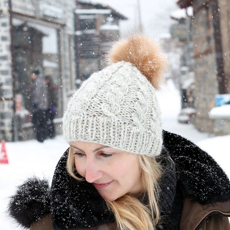 The Cassandra Cable Hat Knitting Pattern - Handy Little Me Shop