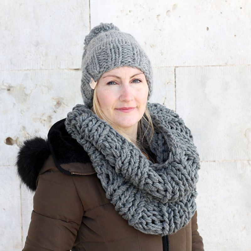 The Hera Hat And Cowl Knitting Pattern - Handy Little Me Shop