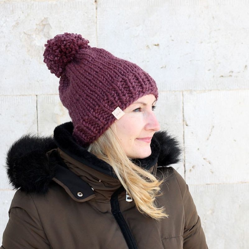 The Sofia Hat Knitting Pattern - Handy Little Me Shop