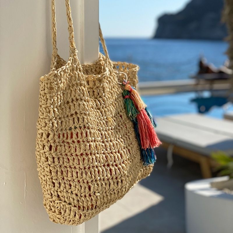 Crochet tote bag