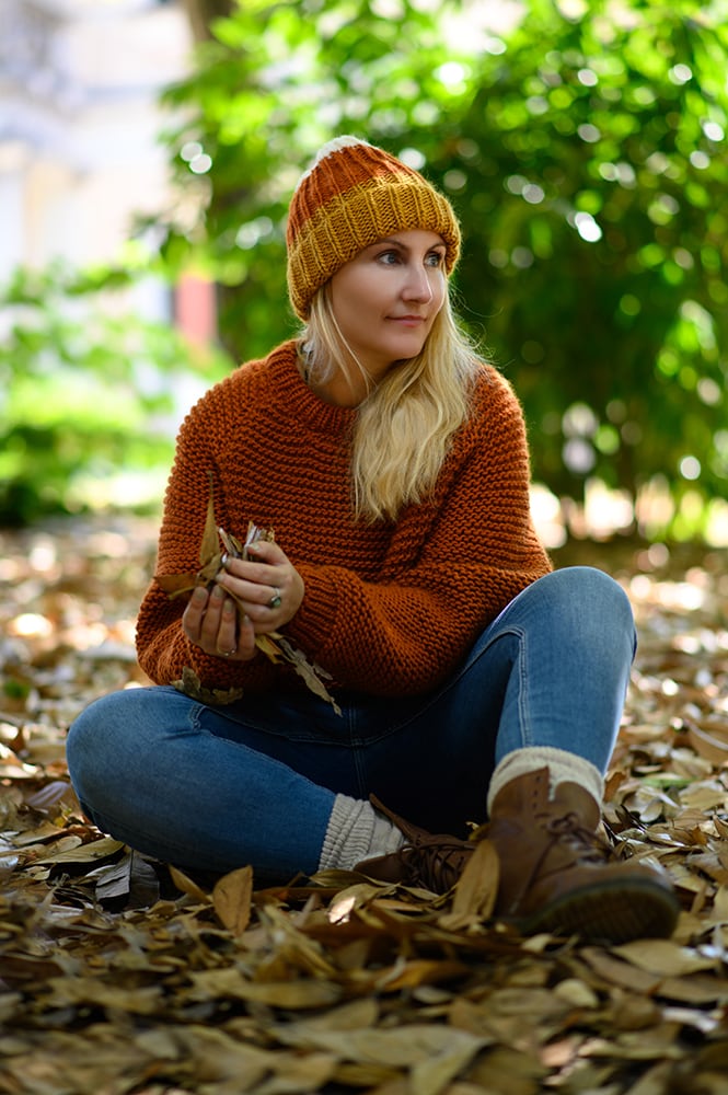 Candy Corn Hat Knitting Pattern - Handy Little Me Shop