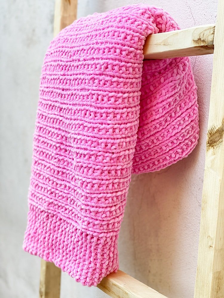Easy Baby Blanket Knitting Pattern - Handy Little Me Shop