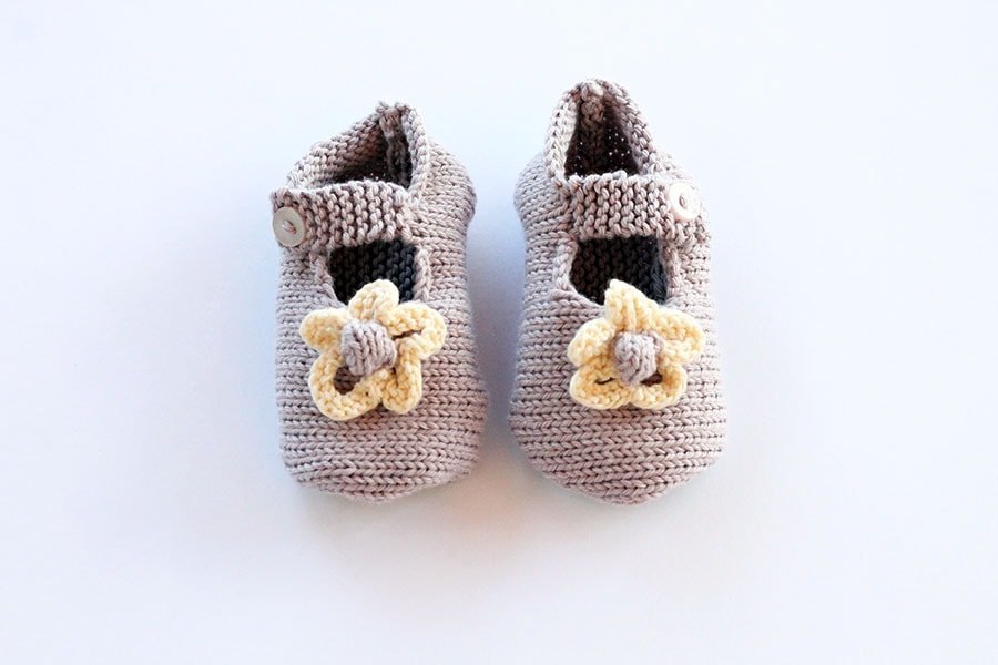 Baby Girl Shoes Knitting Pattern - Handy Little Me Shop