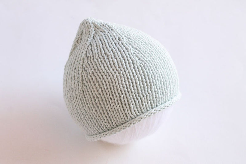 baby hat knit flat pattern