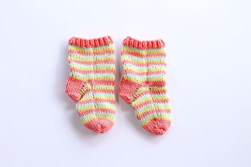 baby socks knitting pattern