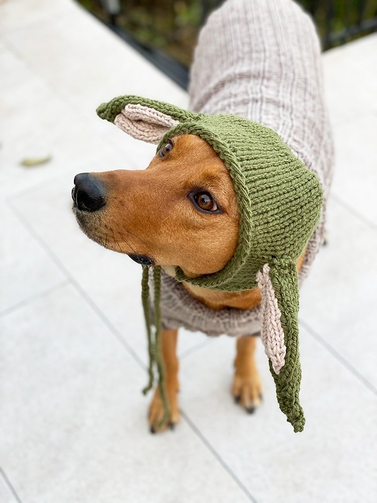 Baby Yoda Dog Sweater Knitting Pattern - Handy Little Me Shop
