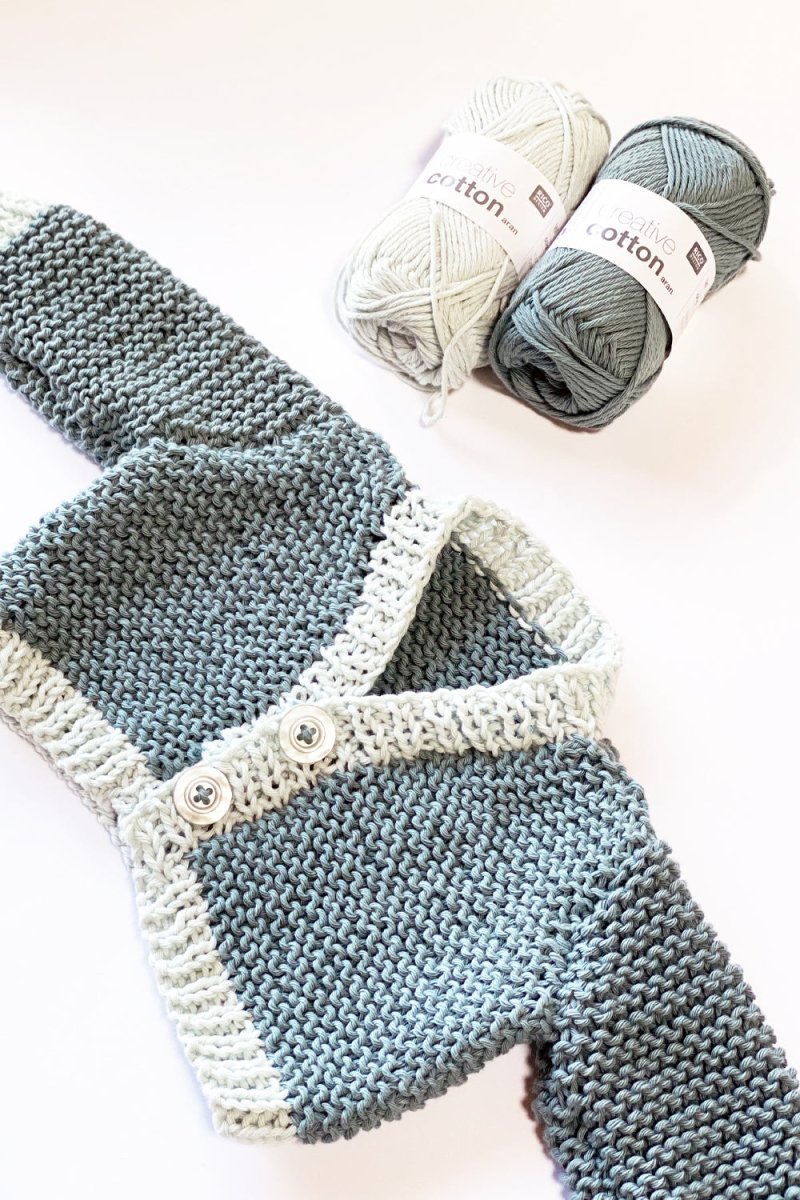 Baby Cardigan Knitting Pattern - Step By Step - Handy Little Me Shop