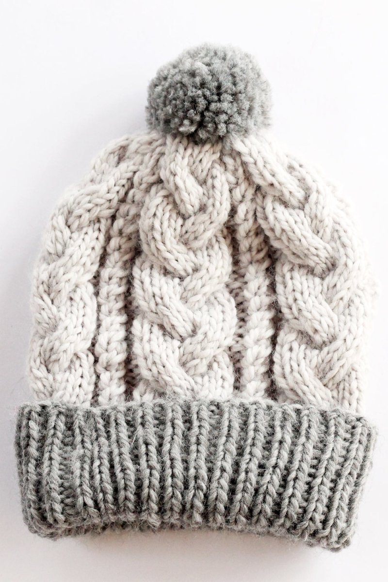 Cable Knit Baby Hat Pattern - Handy Little Me Shop
