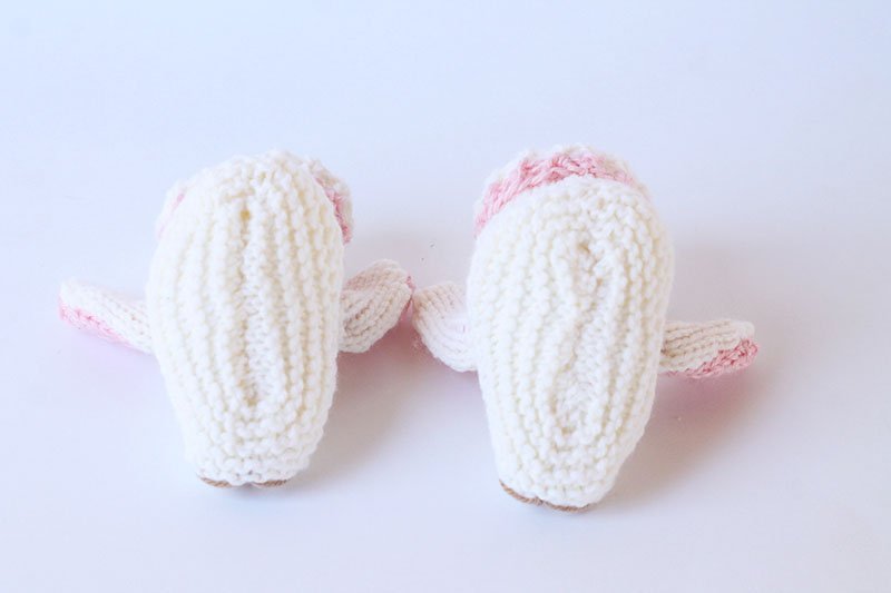 Bunny Slippers Knitting Pattern - Handy Little Me Shop