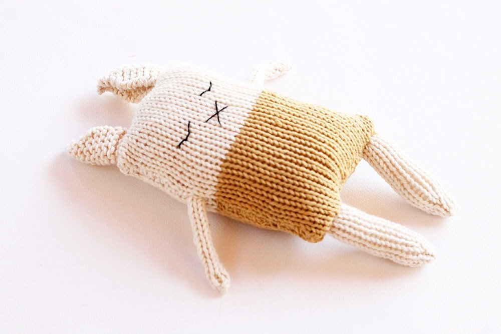 Bunny Softie Knitting Pattern - Handy Little Me Shop