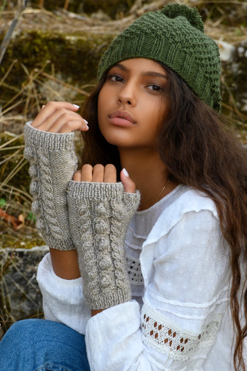 Irish Moss Stitch Hat Knitting Pattern - Handy Little Me Shop