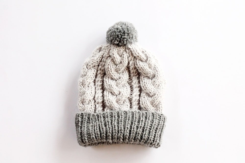 Cable Knit Baby Hat Pattern - Handy Little Me Shop
