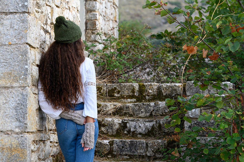 Herb Garden Fingerless Mittens Knitting Pattern - Handy Little Me Shop