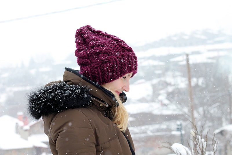 Cable Hat Knitting Pattern - Handy Little Me Shop