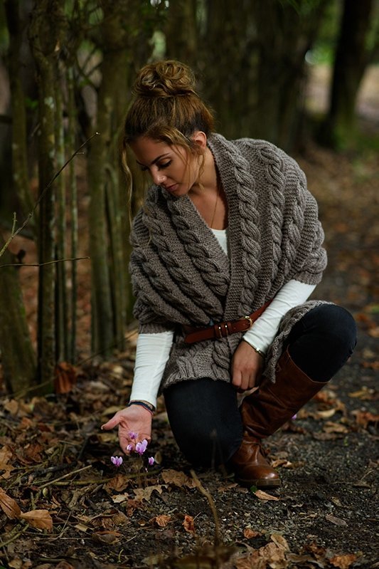 Cable Wrap Knitting Pattern - Handy Little Me Shop