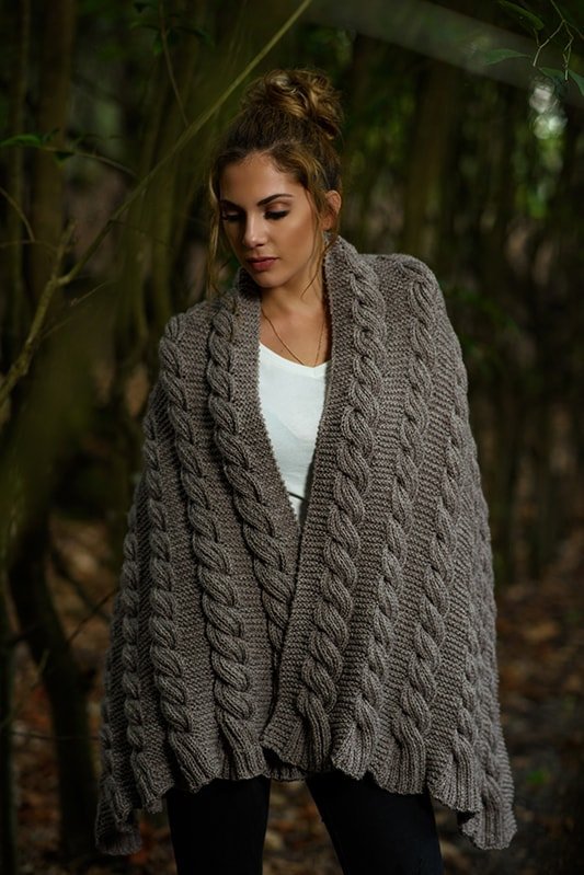 Cable Wrap Knitting Pattern - Handy Little Me Shop
