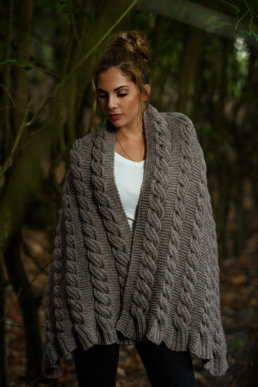cable shawl