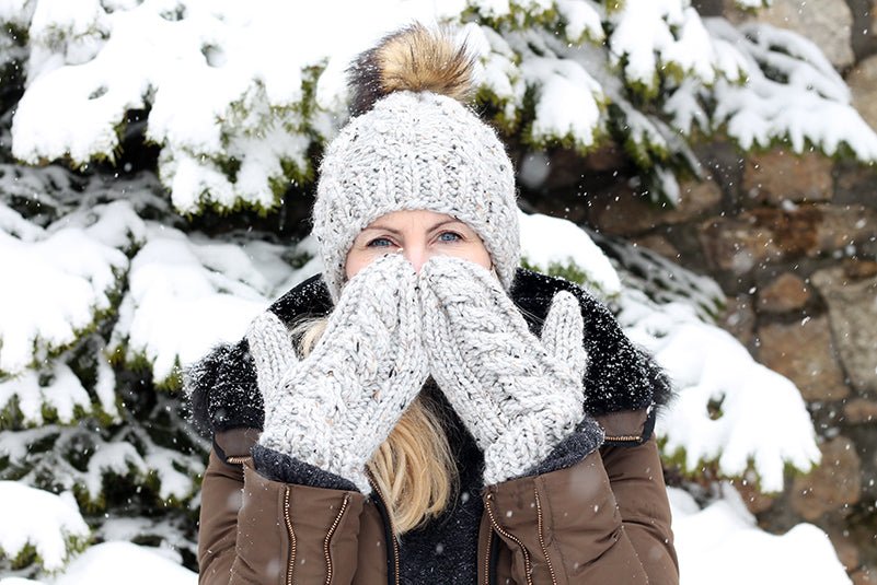 Cable Knit Mittens Pattern - Handy Little Me Shop