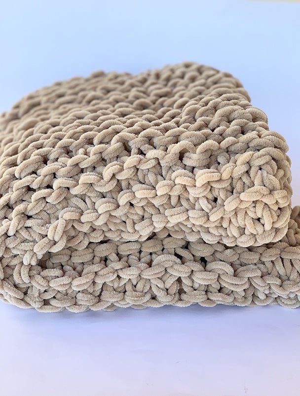 Chunky Baby Blanket Knitting Pattern - Handy Little Me Shop