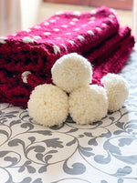 Christmas Throw Blanket Knitting Pattern