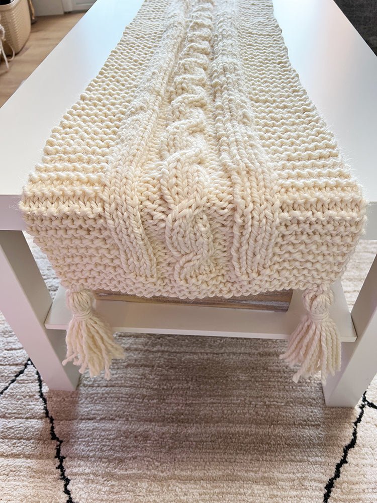 Table Runner Knitting Pattern - Handy Little Me Shop