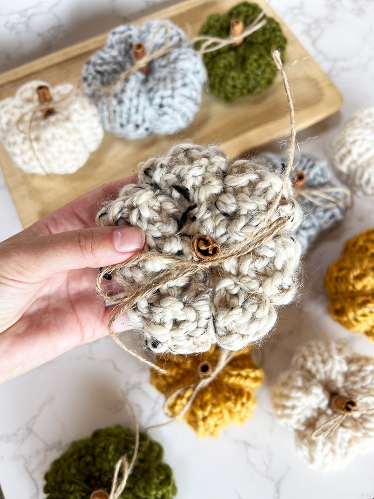 12 Beginner Pumpkin Knitting Patterns - Handy Little Me Shop