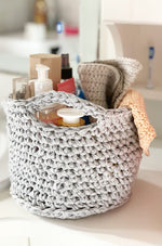 crochet bathroom basket pattern