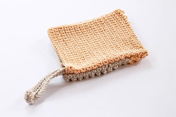 crochet bobble wash mitt pattern