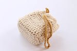 crochet soap sack in cotton