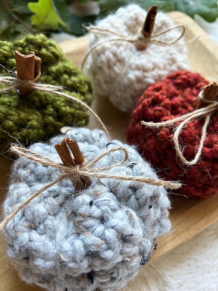 Simple Crochet Pumpkins - For Beginners - Handy Little Me Shop