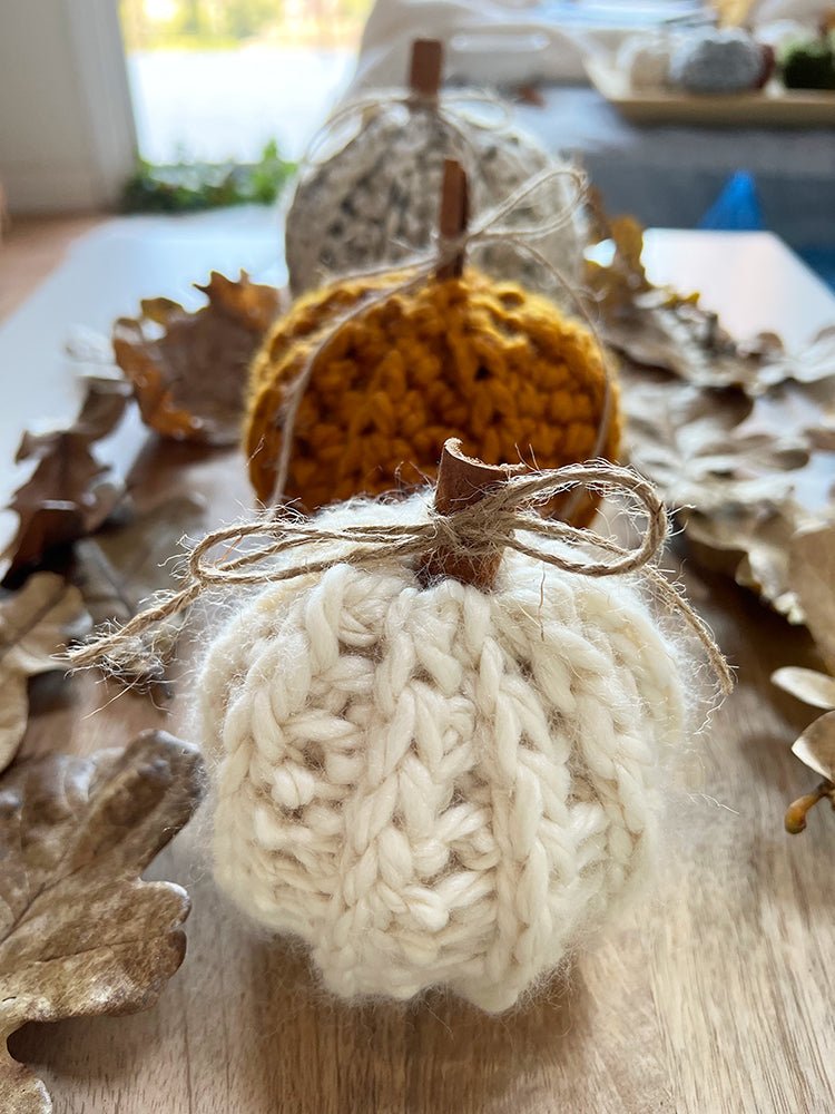 Crochet Pumpkins x 3 Crochet Ribbing Stitch Patterns - Handy Little Me Shop