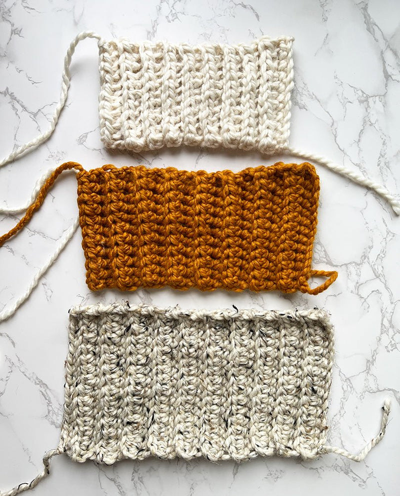 Light Ribbing Pattern Crochet Pumpkins x 3 Crochet Ribbing Stitch Patterns – Handy Little Me Shop