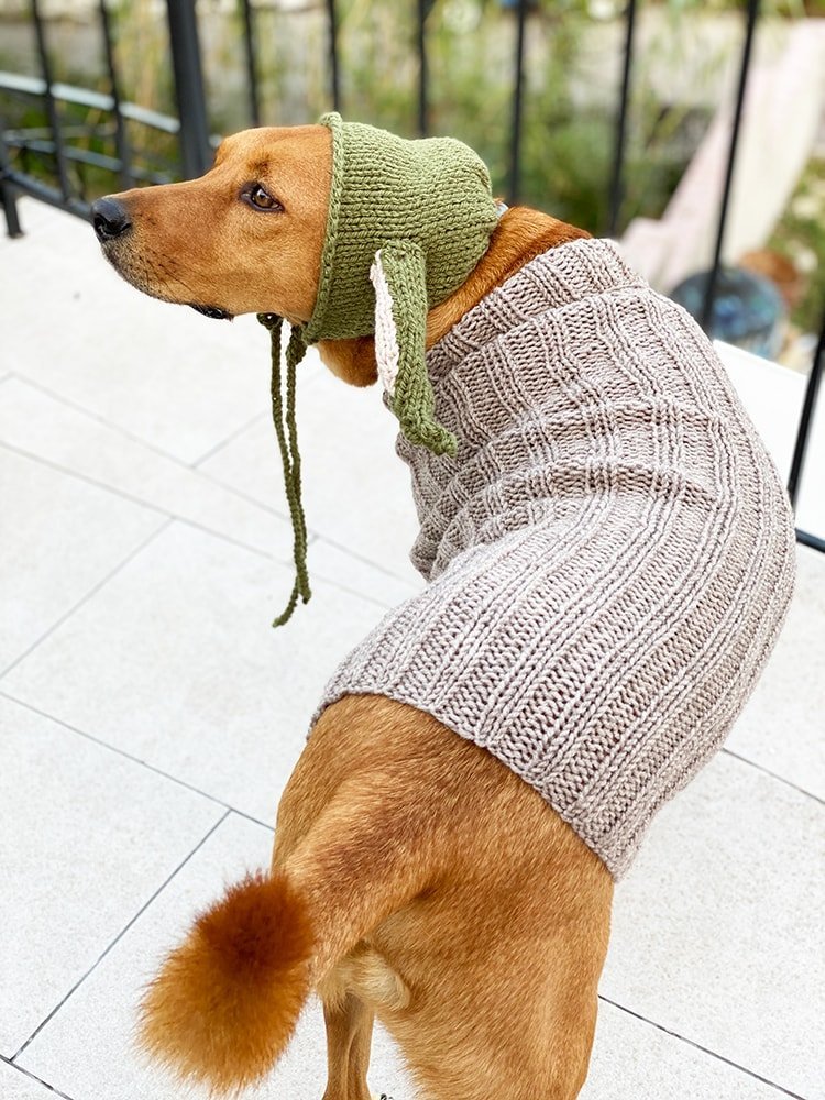 Baby Yoda Dog Sweater Knitting Pattern - Handy Little Me Shop