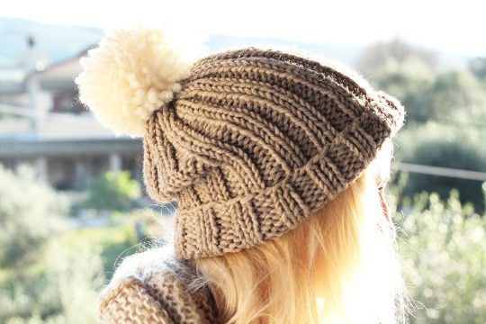 Slouchy Beanie Hat Knitting Pattern - Handy Little Me Shop