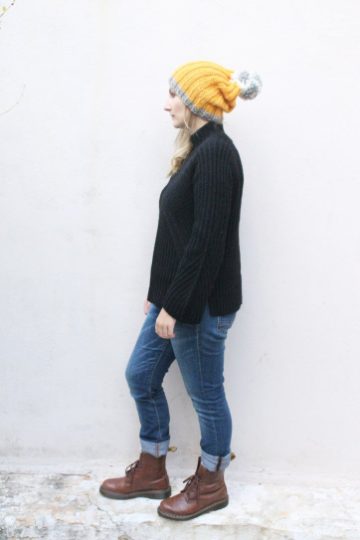 Slouchy Beanie Hat Knitting Pattern - Handy Little Me Shop