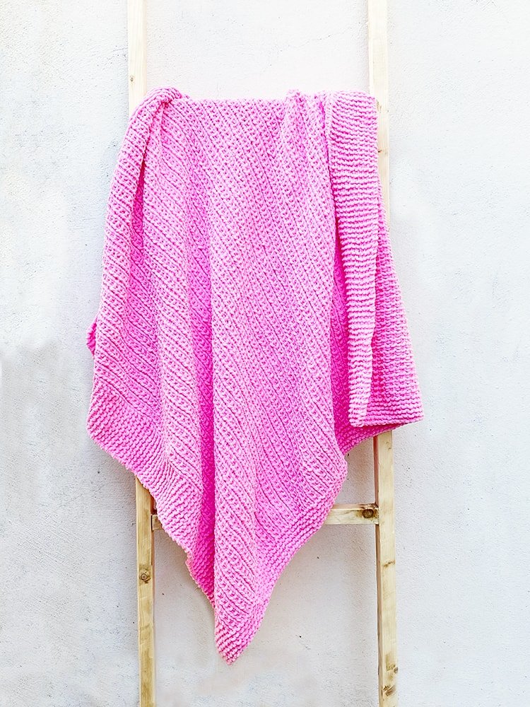 Easy Baby Blanket Knitting Pattern