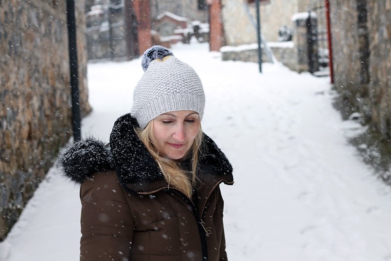 Seed Stitch Hat Knitting Pattern - Handy Little Me Shop