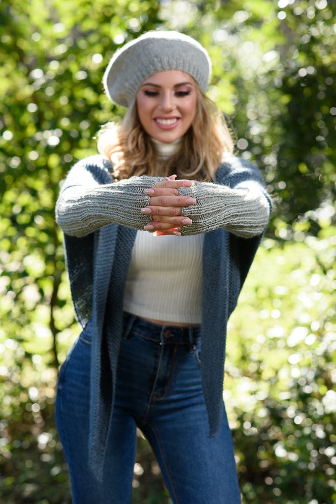 Long Fingerless Gloves Knitting Pattern - Handy Little Me Shop