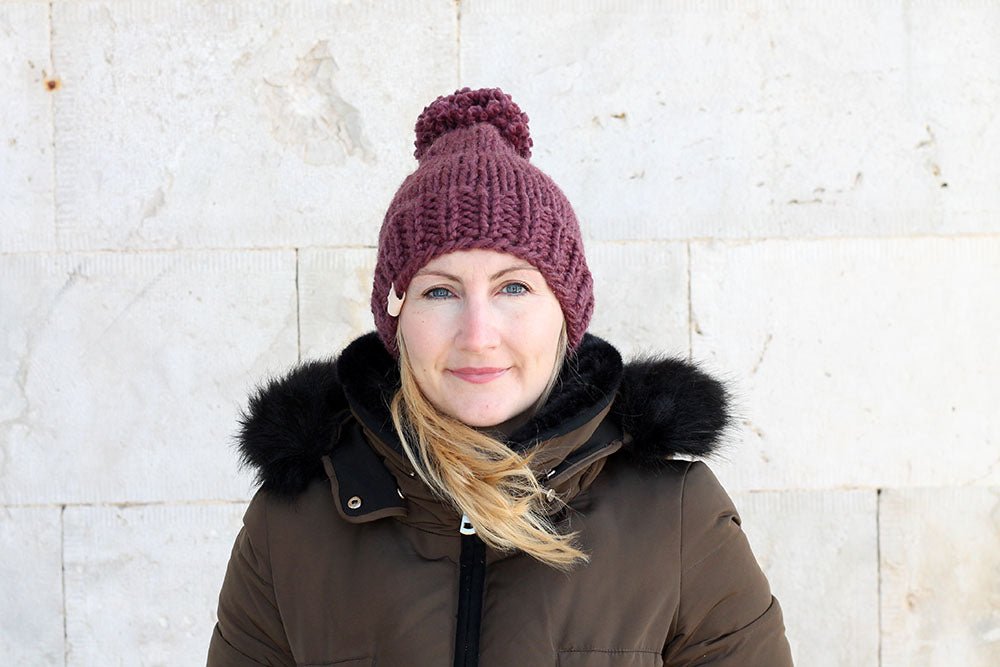 The Sofia Hat Knitting Pattern - Handy Little Me Shop