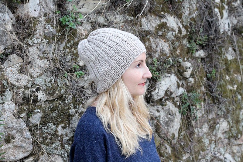 Ribbed Hat Knitting Pattern - Handy Little Me Shop