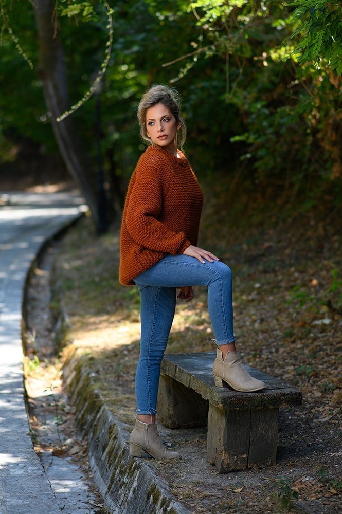 Pumpkin Sweater Knitting Pattern - Handy Little Me Shop