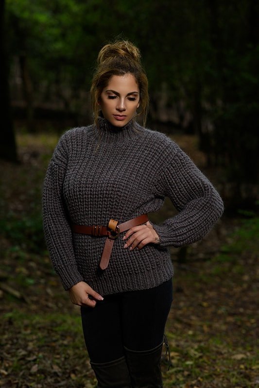 Half Fisherman's Rib Sweater Knitting Pattern PDF – Handy Little