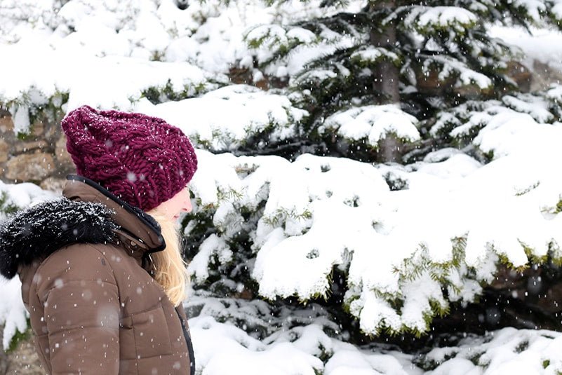 Cable Hat Knitting Pattern - Handy Little Me Shop
