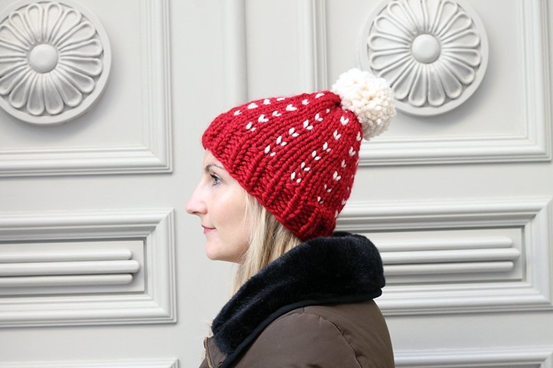 Fair Isle Hat Knitting Pattern - Handy Little Me Shop