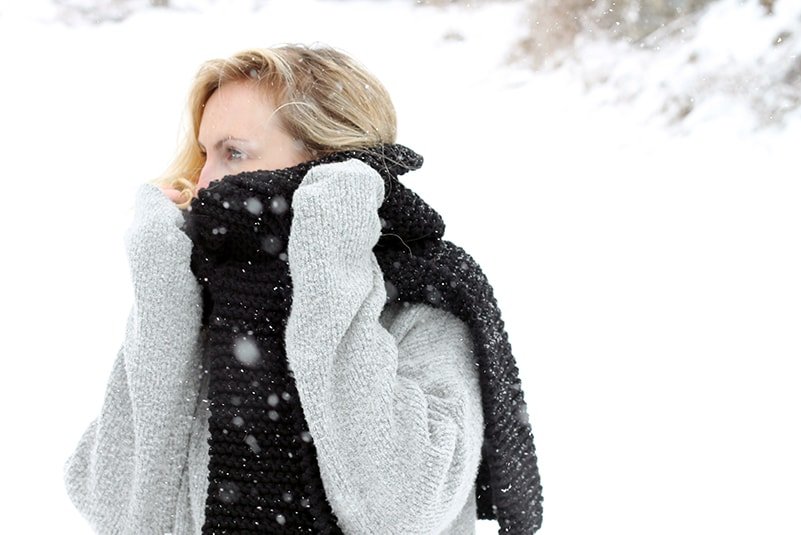 Garter Stitch Scarf Knitting Pattern - Handy Little Me Shop
