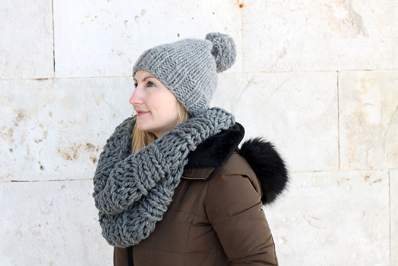 hat and cowl pattern set