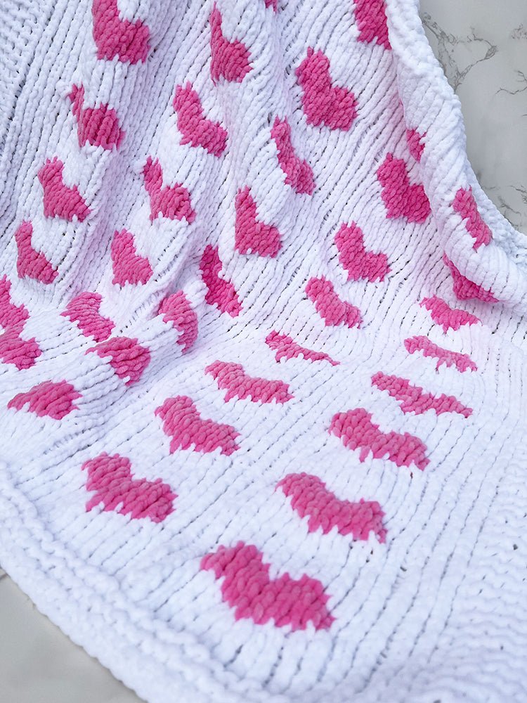 Heart Baby Blanket Pattern - Handy Little Me Shop