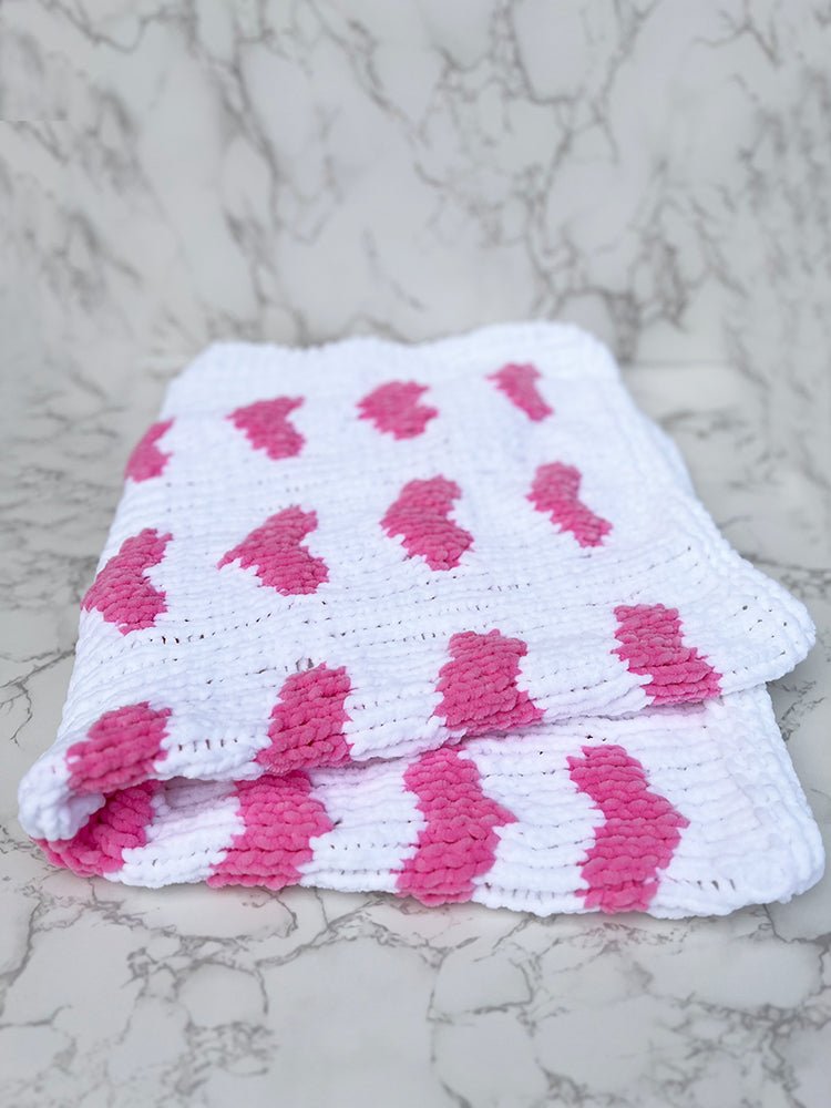 Heart Baby Blanket Pattern - Handy Little Me Shop