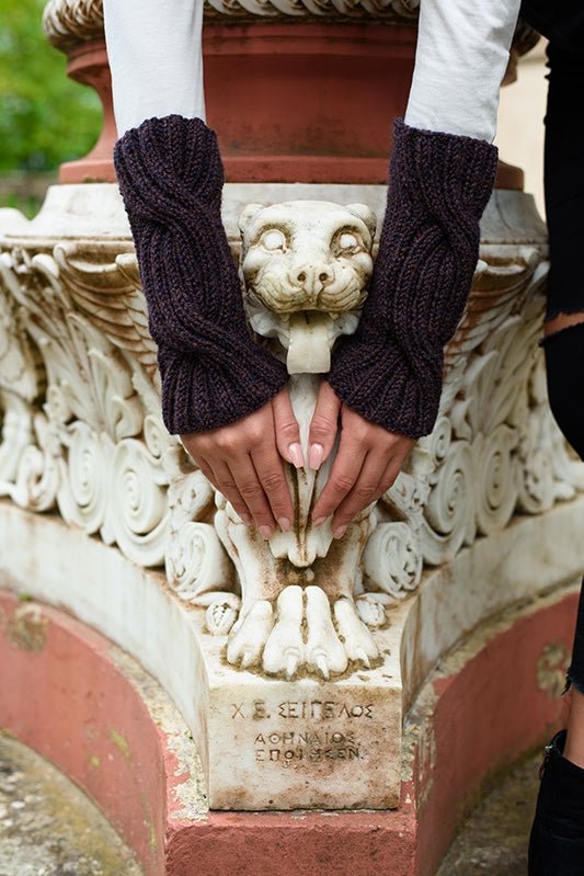 Highlander Arm Warmers Pattern {Cable Knit} - Handy Little Me Shop