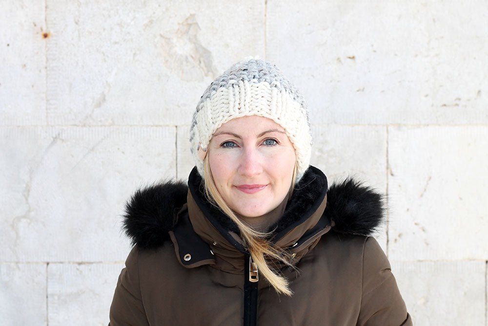 Moss Stitch Hat Knitting Pattern - Handy Little Me Shop